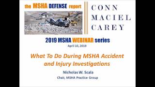 What to Do During MSHA Accident and Injury Investigations