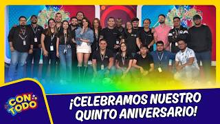 Download lagu Emotivo festejo de los 5 años de Con Todo con invitados especiales y grandes sorpresas