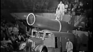 Ringling Brothers Circus 1961 Cannon Launch