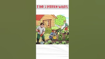 Brain Teaser: 15 Seconds, 3 Words: Can you find the hidden words ? #shorts #viral #trending