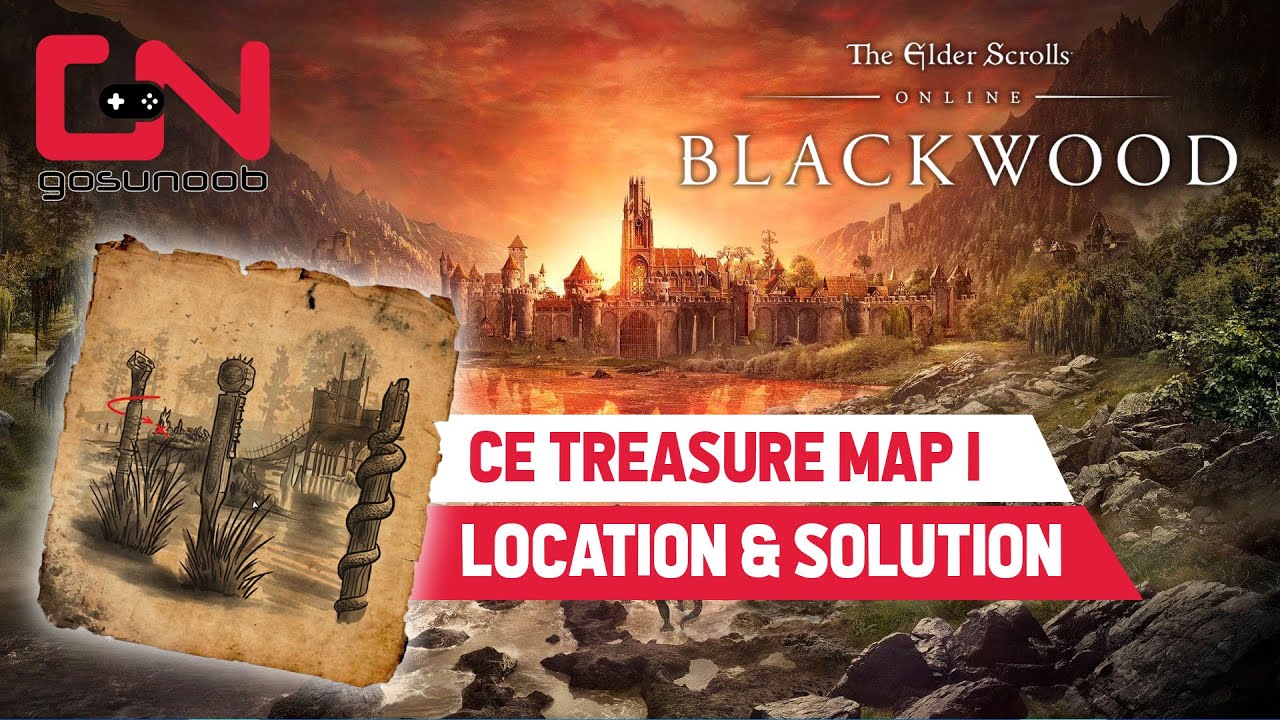 ESO Blackwood CE Treasure Map Location Solution YouTube