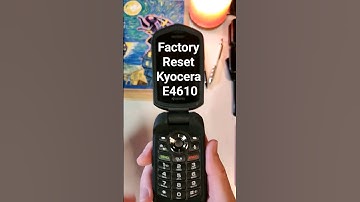 Secret Passcode for Kyocera E4610 is "0000" Factory Reset Kyocera