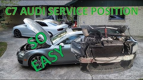 HOW TO - AUDI C7 SERVICE POSITION A6 A7 3.0T