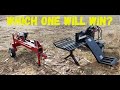 Split-Fire Versus RuggedMade: Log Splitter Show Down!!