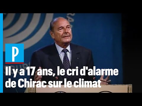 “Our house is burning”: when Jacques Chirac warned about the fate of the Earth