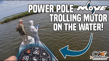 Power Pole MOVE Trolling Motor On The Water! | Flats Class YouTube