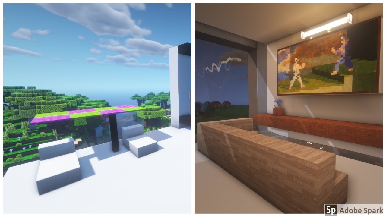 Minecraft : MODERN HOUSE & INTERIOR |How to Build in Minecraft ...
