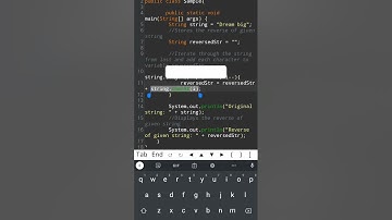 reverse string in java #shortsfeed #shorts #short #tiktok