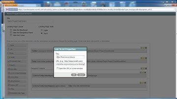Adding a link to a Landing Page in Vibe OnPrem