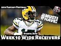 2019 Fantasy Football Advice - Week 10 Wide Receivers - Start or Sit? Every Match Up