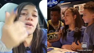 Nevaeh Gets Digusted With Blueface After He Sneezes And Wipes His Nose On Her Shirt In Public!