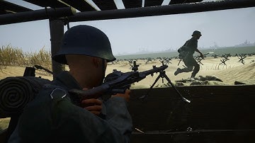 Post Scriptum: Day of Days - MG34 Defending Utah Beach [GER Comms/ENG Subs]