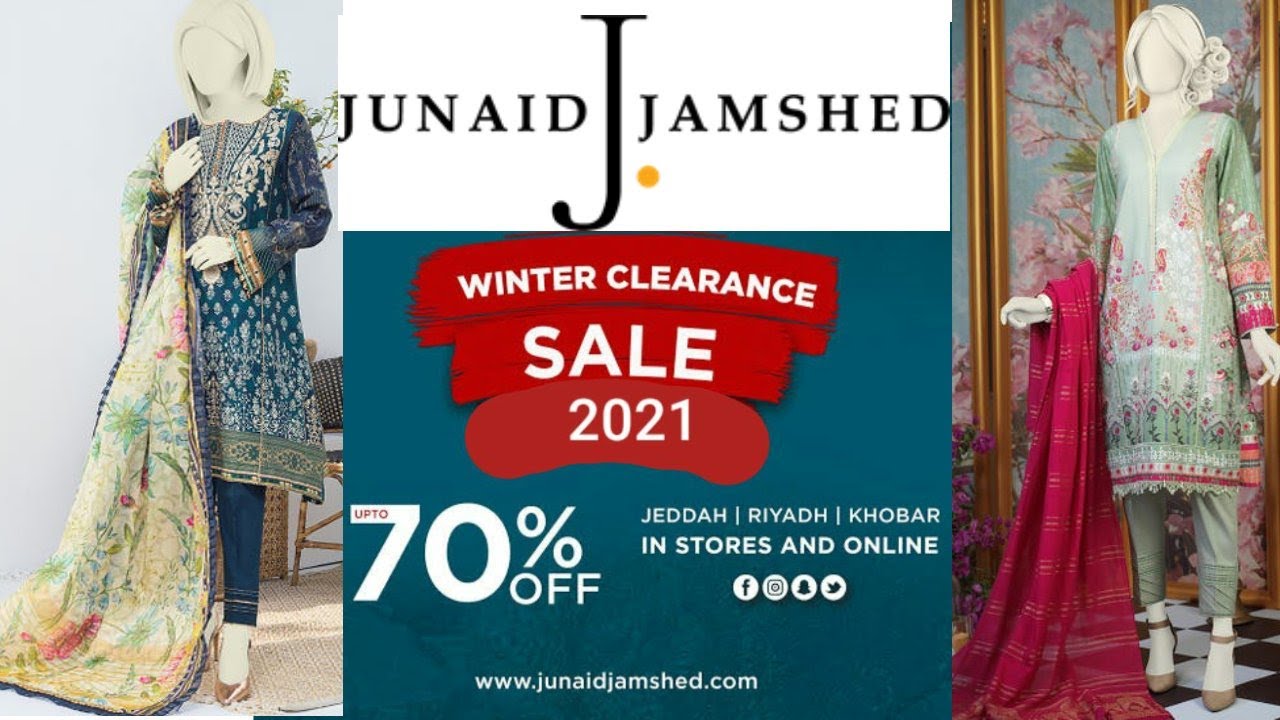 J . Junaid Jamshed winter Clearance Sale j dot winter Collection sale 2021