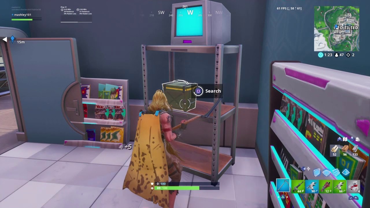 "Accessible By Wearing The Nana Cape Back Bling Inside A Banana Stand" | Fortbyte 43 LOCATION GUIDE