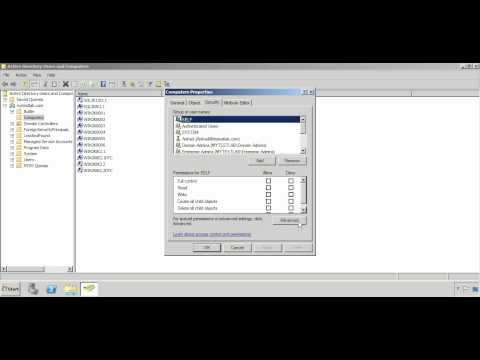 12.1 Windows Server 2008 R2 Create Computer Object