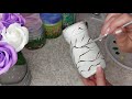 ОЧЕНЬ ПРОСТО ! РИСУНОК НА БАНКЕ АКРИЛОВЫМИ КРАСКАМИ // A SIMPLE DRAWING ON A CAN WITH ACRYLIC PAINTS