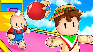 el Peor Equipo De Stumble Guys  Silviogamer En Stumble Guys Por Primera Vez 