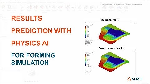 Forming Simulation - Results Prediction using Altair Physics AI
