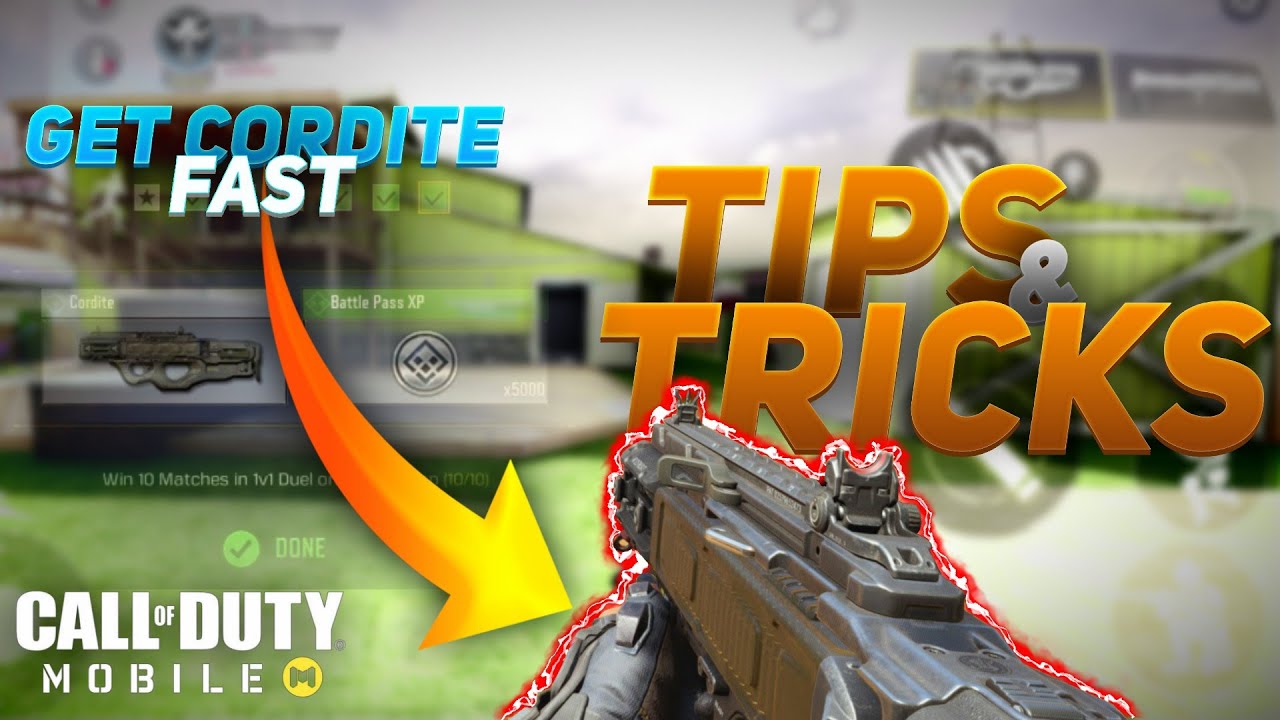 How to get Cordite Fast in Call of Duty Mobile | Tips and Tricks to get Cordite in COD Mobile Fast