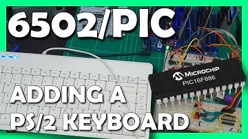 A keyboard for my 6502 using a PIC MCU