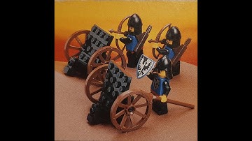 Lego 6062 - an instruction to build mini battle scenario from the set