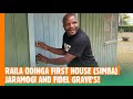 RAILA ODINGA FIRST HOUSE (SIMBA) JARAMOGI AND FIDEL GRAVE
