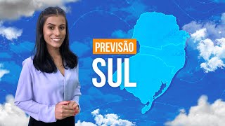 Previsão Sul - Chuva volumosa no leste de Santa Catarina