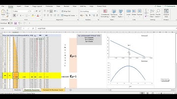 Price Elasticity Using MS Excel