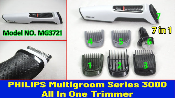 Philips Hair Body Face, MG3721/77 and 30007-in-1, series - YouTube trimmer Multigroom