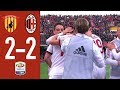 Benevento deny AC Milan win in stoppage time