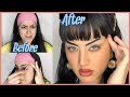 HOW TO SHAVE OFF THE ENDS OF YOUR EYEBROWS | I WAS BORED