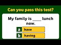 Can you pass this english grammar test  grammar quiz