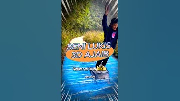 Jalan biasa berubah jadi seni ilusi! #shorts #Seni3D #VisualArt#Kreativitas #StreetArt#ArtLover