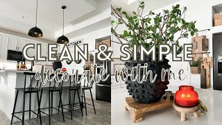 REDECORATING MY HOME AFTER THE HOLIDAYS 2023 | Clean \& Simple home decor ideas 2023