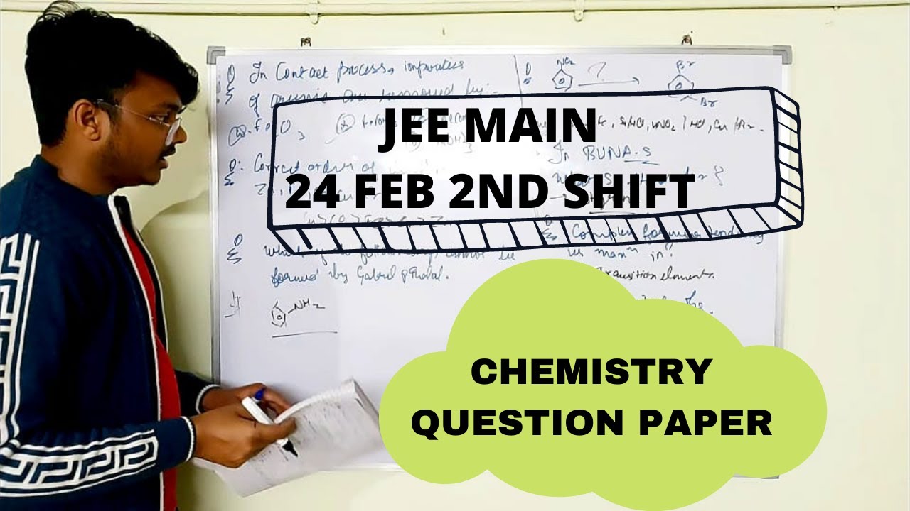 JEE MAIN 24 FEB 2ND SHIFT QUESTION PAPER