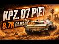 KPZ. 07 P(E) 8.7K Damage on Pilsen | MASTER Badge | WoT Replay