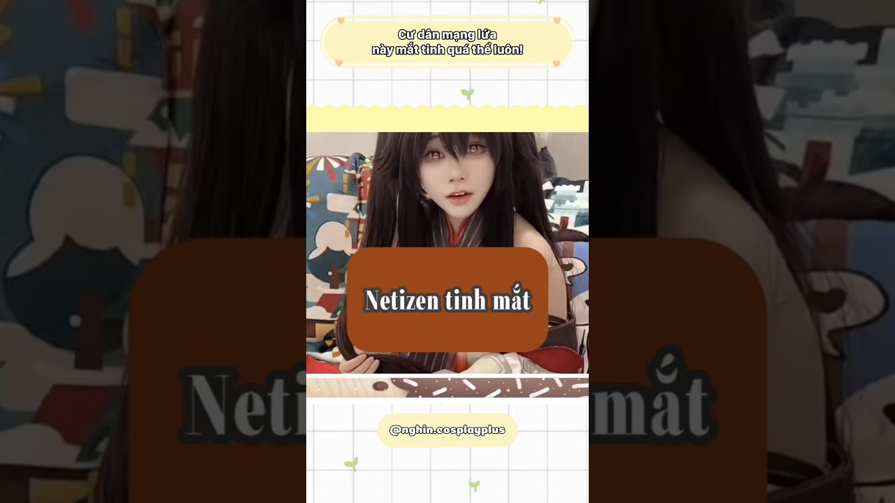 Cư dân mạng thật tinh mắt. #cosplay #cosplayer #hutao #genshinimpact #short