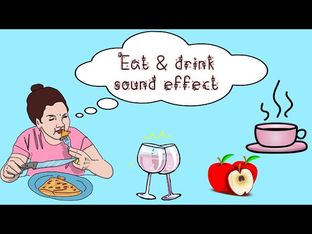 efek suara mengunyah makanan - minum kopi | minum | sound efek eat & drink class=