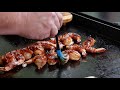 Bacon Wrapped Shrimp on the Blackstone Griddle