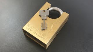 [653] Prototype Dual Fork Bowley Padlock (Model 543)