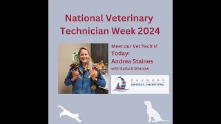 National Veterinary Technician Week 2024 - Meet Andrea!