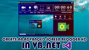 Advanced HD Screen Recorder in VB NET
