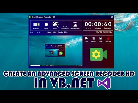 Advanced HD Screen Recorder in VB NET