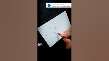 c letter chanchal name sign 🖋️ #mrajsk #ytshorts #signature #viral #shorts #shortvideo #calligraphy
