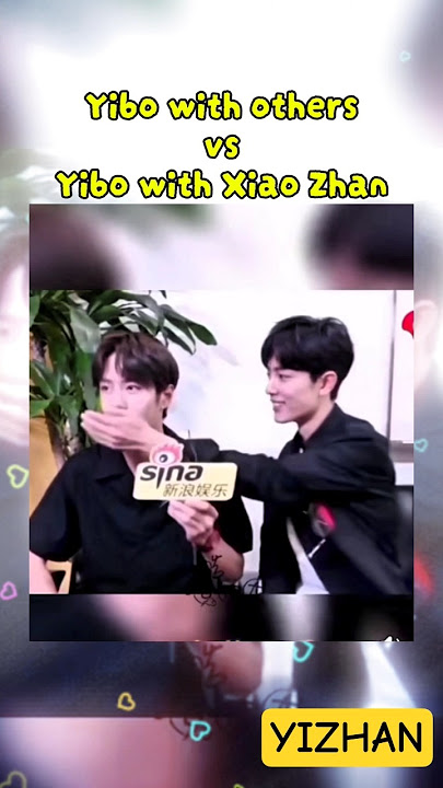 Yibo with others vs. Yibo with Xiao Zhan 💚❤️😊 #yizhan #xiaozhan #wangyibo #theuntamed #bjyx
