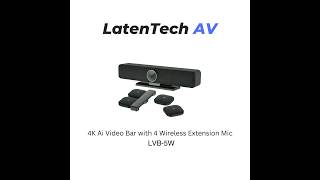 LatenTech Video Conference Camera 4K All in one Bar