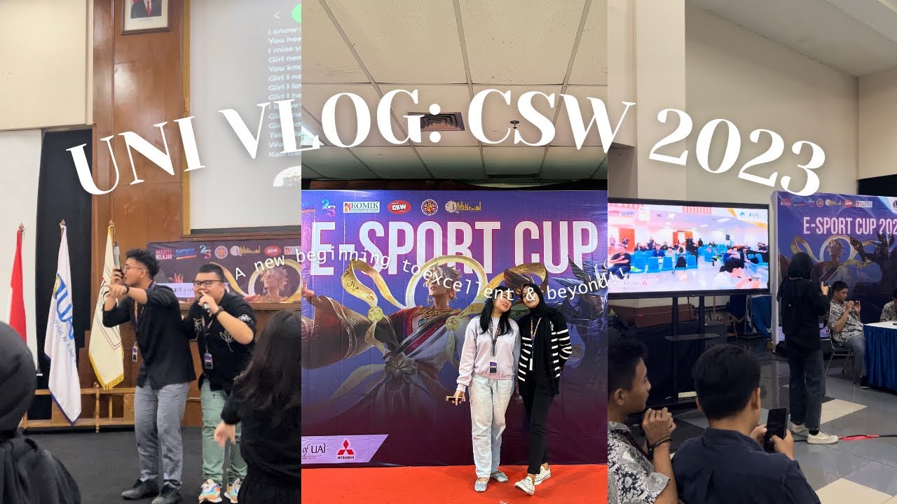 Uni Vlog: Acara Proker Communication Sport Week ⚽️ 🎮 - YouTube