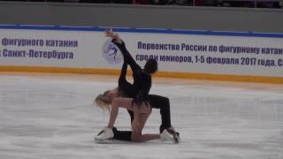 2017 Russian Jr Nationals - Ksenia Konkina / Grigory Yakushev SD