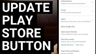 Google Finally Adds a Button to Update the Play Store Application screenshot 2