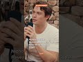 Nicholas Galitzine Reveals He Has Been Sober Since 'Drinking a Lot in COVID' #shorts